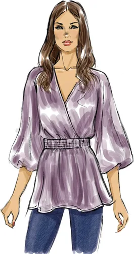 Miniatura 5 de Butterick Misses' - Kit de patrón de costura semiajustada, código de diseño B6930, tallas 4-6-8-10-12