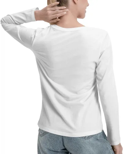 Miniatura 4 de Womens Fall Long Sleeve Tshirts Womens Cotton Shirts Top Round Neck T-Shirts Sweatshirt