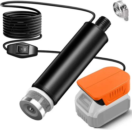Bomba de agua sumergible inalámbrica para batería Dewalt de 20 V/60 V, bomba eléctrica para jardín, bañera de hidromasaje, tanque, piscina,