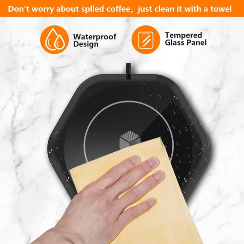 Miniatura 6 de COFFEE MUG WARMER: Placa de Calefacción Inteligente para Bebidas, Calentador de Velas, Taza de Cera, Calentador Eléctrico, Termostato, Posavasos