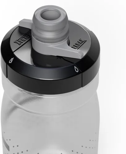 Miniatura 4 de CamelBak Podium botella de agua para bicicleta con compresión, negra, 15 onzas