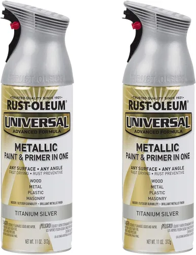 Miniatura 113 de Rust-Oleum 245197 Pintura en aerosol universal para todas las superficies, 12 onzas, negro satinado