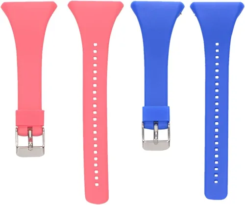 Miniatura 8 de Watch Strap compatible with Polar FT4,Adjustable Silicone Sports Strap Replacement Band for Polar FT7 Smart Watch Negro y verde