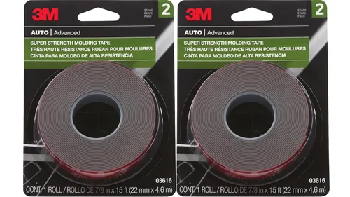 Miniatura 9 de 3M Scotch-Mount Cinta de moldura automotriz, adhesivo de doble cara súper resistente, 1/2 pulgada x 15 pies por rollo (paquete de 2) – para molduras