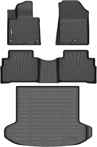 Miniatura 53 de Alfombrillas y forro de carga para Jeep Grand Cherokee L 2021-2025 (solo para 6 plazas sin consola central), alfombrillas de automóvil TPE para todo