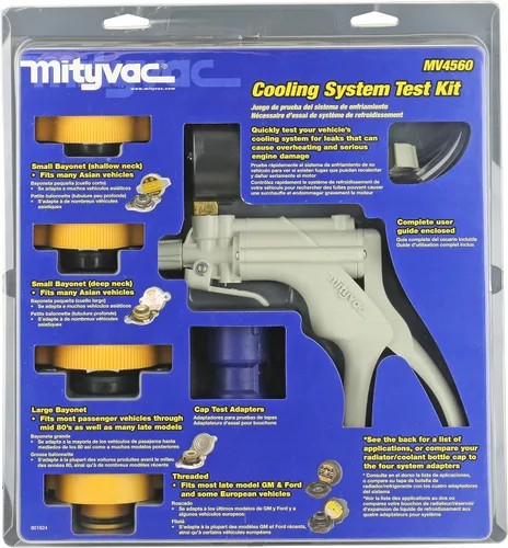 Miniatura 5 de Mityvac MV4560 Kit de prueba de presión del radiador/sistema de refrigeración para automóviles asiáticos, europeos, estadounidenses y camiones