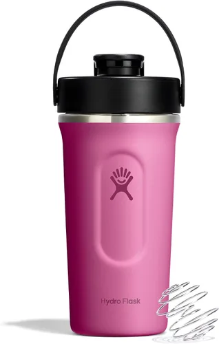 Miniatura 16 de Hydro Flask Botella agitadora – Botella de gimnasio de acero inoxidable aislada para preentrenamiento y proteína 24 onzas Agave Verde