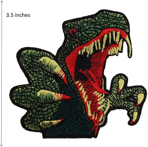 Miniatura 2 de T-Rex Tyrannosuarus Dinosaur - Parche bordado para planchar
