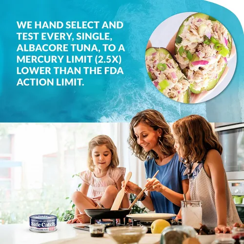 Miniatura 4 de Safe Catch Wild Albacore Atún. latas de 5 onzas