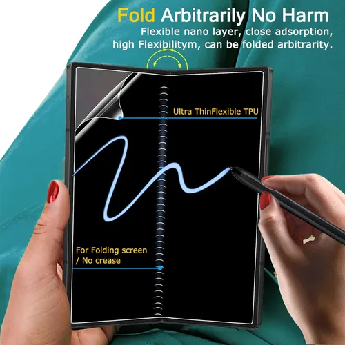 Miniatura 3 de Milomdoi Protector de pantalla 9 en 1 para Samsung Galaxy Z Fold 8/Z Fold 7, película flexible interior 3 + 3 vidrios templados frontales + 3