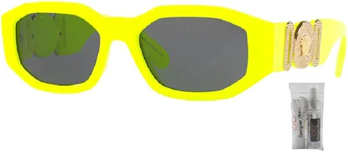 Miniatura 2 de Versace VE4361 - Gafas de sol irregulares para hombre + paquete con kit de gafas de cortesía de diseñador iWear