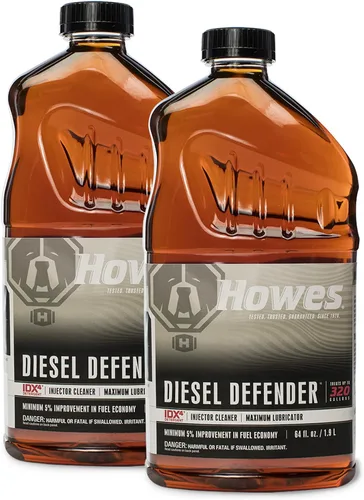 Miniatura 5 de Howes Diesel Defender 64-Onzas Limpiador de Inyectores y Lubricante de Combustible Diesel Paquete de Caja (Seis Botellas de 64 Onzas)