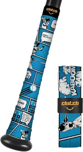 Miniatura 12 de Cinta de agarre para bate de Clutch Sports Apparel, para todo clima, de 1.1mm acolchada y antideslizante para béisbol y sóftbol, duradera