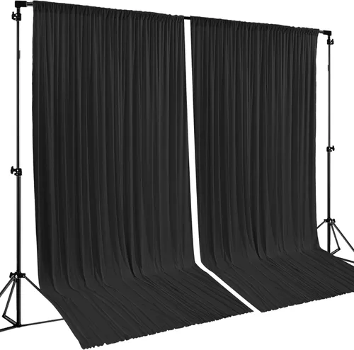 Miniatura 55 de Cortinas de Fondo Beige - Cortinas de Poliéster Sin Arrugas para Fotografía, Cortinas de Fondo para Fiestas, para Decoraciones de Baby Shower