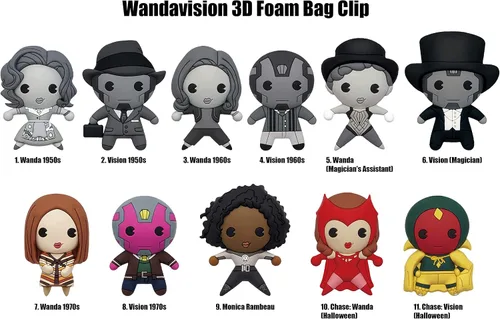 Miniatura 2 de WANDAVISION (M) Clip para bolsa de espuma 3D