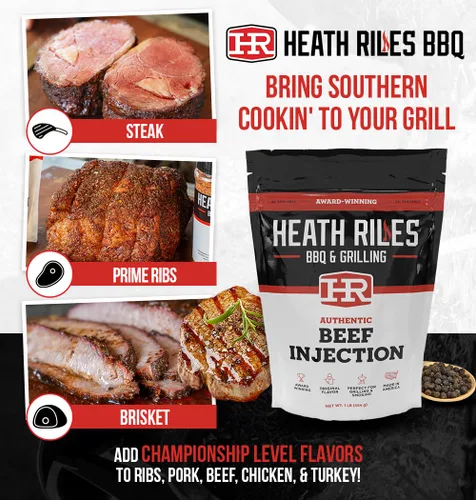 Miniatura 3 de Inyección de carne de vacuno, inyector de carne Heath Riles, galardonado inyector de carne de vacuno, fabricado en los Estados Unidos