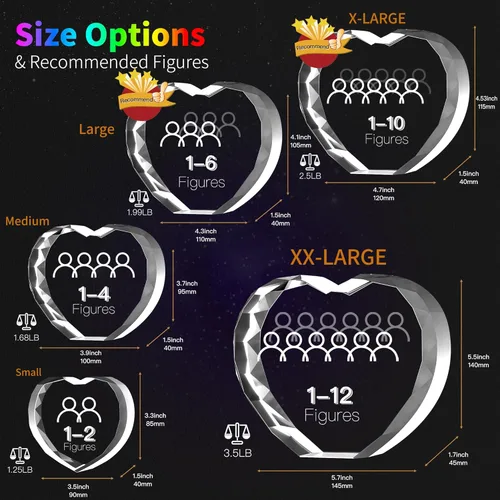 Miniatura 6 de Foto de cristal 3D – Regalos personalizados con tu propia foto para él/ella, mamá, papá, mujeres, hombres, imagen grabada con láser 3D, imagen