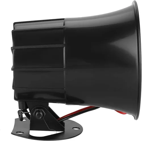 Miniatura 6 de Sirena de alarma ES-626 con altavoz de agudos de 12 V, carcasa ABS duradera, fácil instalación, versátil para fugas de gas y seguridad perimetral