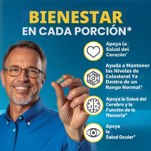 Miniatura 11 de Viva Naturals Aceite de Pescado Omega-3, Triple Fuerza, 2500 mg, 30 Cápsulas Blandas – Ácidos Grasos Omega 3 Re-Esterificados Incluyendo EPA, DHA