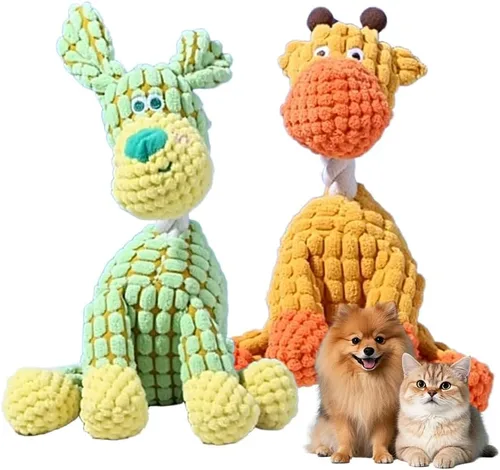 Miniatura 13 de KAMOJI 2026 Nuevos Juguetes para Perros, Bola de Perro Chirriante Recargable con Sonido Hablante, Juguetes de Felpa Indestructibles para Perros