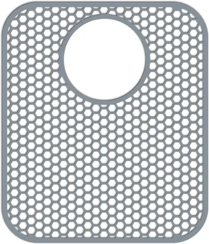 Miniatura 47 de Bestjing Tapete de silicona para fregadero - Protectores para fregadero de cocina con drenaje central, accesorio de rejilla de cocina de 26" x 14
