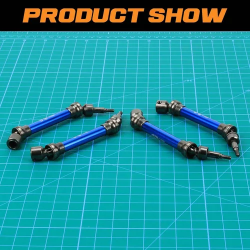 Miniatura 7 de RCAWD Eje de transmisión para ARRMA 1/10 New Big Rock (no para Old Big Rock) Crew CAB 4x4 V3 3s BLX Brushless Monster Truck RTR Upgrades, eje de Azul