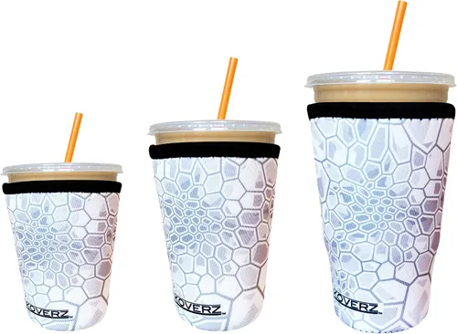 Miniatura 52 de Funda Koverz para café helado, funda aislante de neopreno para taza, se ajusta a una taza de café de 32 Oz., lavable y reutilizable, accesorios
