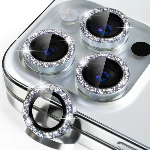 Miniatura 45 de Misea Compatible con iPhone 17 Pro/iPhone 17 Pro Max Protector de Lente de Cámara Brillante, Vidrio Templado 9H Cubierta de Cámara Protector