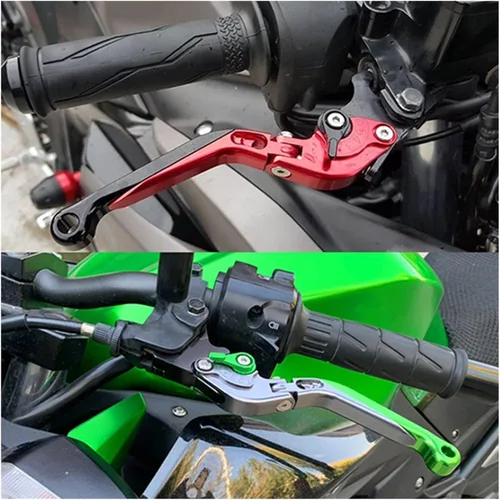 Miniatura 8 de Palancas de embrague de freno extensibles ajustables para motocicleta para Yamaha MT03 MT-03 2015 2016 2017 2018 2019 2020 (color : B)
