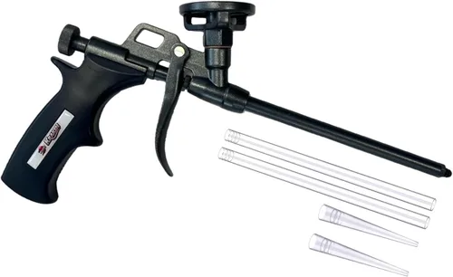 Pistola de espuma Kraken Bond PRO - Pistola dispensadora de espuma de 20 cm duradera para contratistas y aficionados, revestimiento antiadherente de