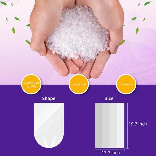 Miniatura 7 de Bolsas de basura pequeñas de 4 galones, bolsas de basura para baño, cocina, oficina, forros transparentes para cestas de basura para arena de gatos