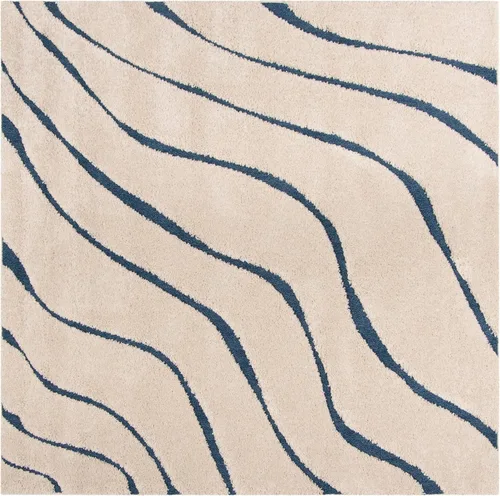 Miniatura 46 de SAFAVIEH Colección Florida Shag - Alfombra de acento de 2'3" x 4', color crema y beige, sin desprendimiento y de fácil cuidado, 1.2 pulgadas