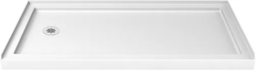 Miniatura 20 de DreamLine SlimLine 42 pulg. P x 42 pulg. A x 2 3/4 pulg. Al Base de Ducha de Umbral Único con Drenaje Central en Color Galleta, DLT-1142420-22