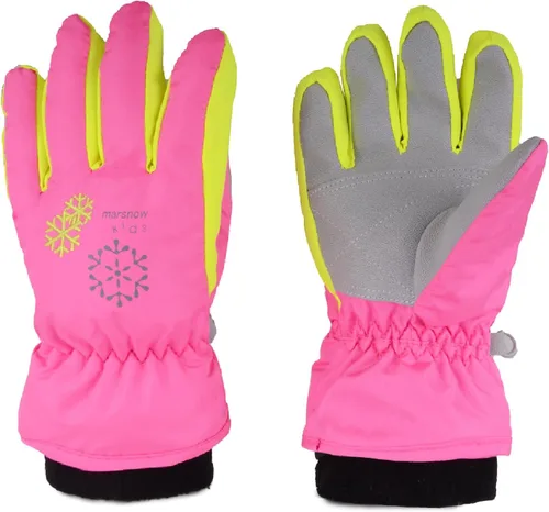 JEELAD Guantes de nieve para niños, guantes de esquí de invierno, guantes de snowboard para niños y niñas, guantes de nieve de invierno