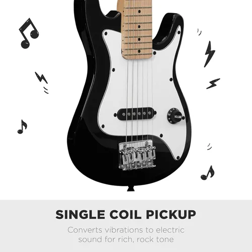 Miniatura 6 de Best Choice Products - Kit de guitarra eléctrica infantil de 30 pulgadas para principiantes con amplificador de 5W, correa, funda, cuerdas y púas