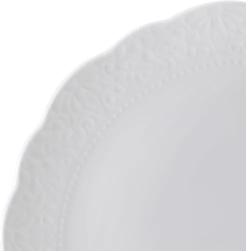 Miniatura 3 de Mikasa Abigail Bone China - Juego de vajilla ligera de 12 piezas resistente a las astillas, servicio para 4, color blanco