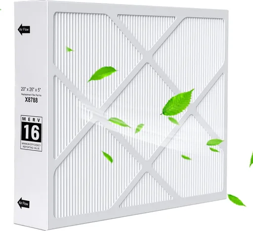 Upgrade X8788 MERV 16 Filtro X8788 20x26x5 para horno compatible con Lennox X8788 y PCO20-28 PureAir Cleaner, 1 paquete