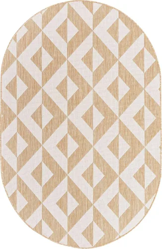 Miniatura 59 de Unique Loom Jill Zarin Outdoor Collection - Alfombra rectangular (2 pies 2 pulgadas x 3 pies 1 pulgadas, rectangular, beige y marrón)