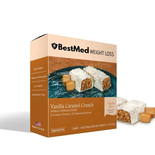 Miniatura 16 de BestMed - Barra de proteínas – 0.55 onzas de proteína, baja en carbohidratos, baja en azúcar, alta fibra, baja en calorías, barra nutricional