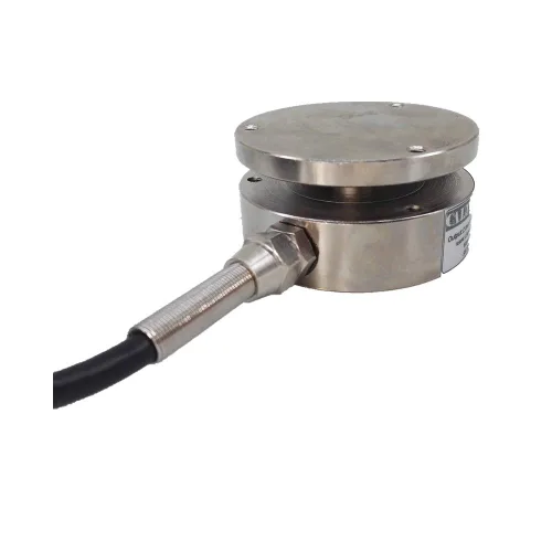 Miniatura 7 de medida instantánea φ25 de la fuerza de impacto del sensor plano de la célula de carga de la caja de membrana 1,102.3 lbs