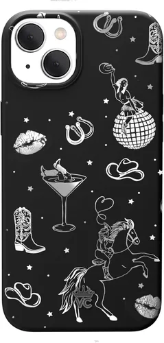 Miniatura 100 de VELVET CAVIAR Funda para iPhone 15 Pro, compatible con MagSafe, probada en caídas de 10 pies, estampado de leopardo y amatista púrpura