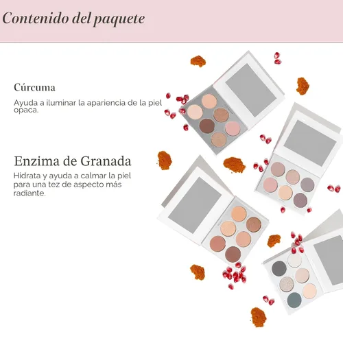 Miniatura 4 de PÜR MINERALS On Point - Paleta de sombras para ojos, tonos mate, brillantes y metálicos, fórmula con infusión de cuidado de la piel Sábado (Bolds)