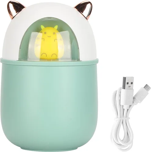plplaaoo Mini humidificador, humidificador para dormitorio, humidificador portátil, humidificador pequeño, humidificador para bebé, humidificador