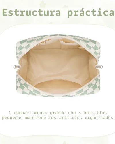 Miniatura 3 de Narwey Bolsa de maquillaje con inicial, regalos de graduación para adolescentes, niñas, niños y adolescentes, cosas de moda de 6 a 18 años, bolsa