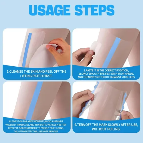 Miniatura 7 de 30 Pcs Thigh Lift Tape for Loose Skin, Transparent Anti Friction Patch, Invisible Lift and Glow Patches Body,Sweatproof Protection Patches for