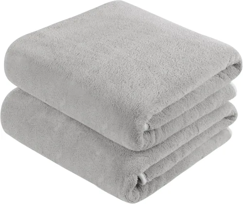 Miniatura 10 de KinHwa Toalla de baño de microfibra grande, toalla de baño absorbente, toallas de baño suaves, tamaño grande para mujeres y hombres, ideal para spa