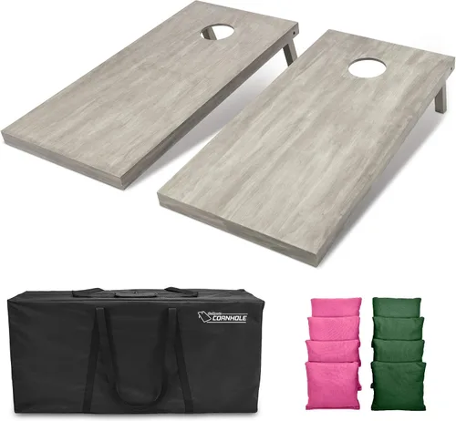 Miniatura 15 de GoSports Juego de tablas de cornhole de madera de tamaño reglamentario de 4 x 2 pies, incluye funda de transporte y bolsas de frijoles