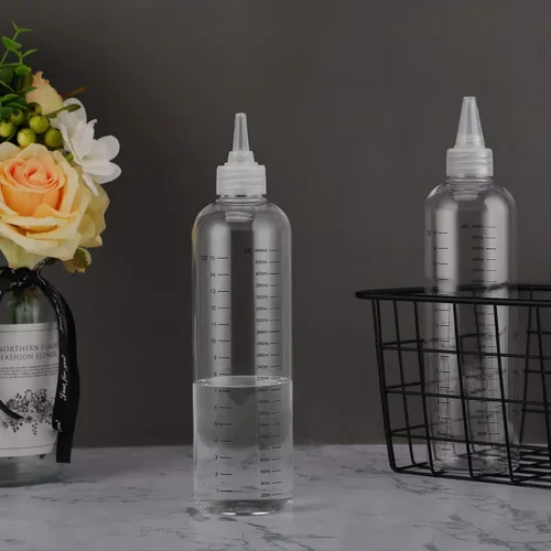 Miniatura 6 de Segbeauty Botellas de tinte para el cabello de 16.9 onzas, 2 botellas aplicadoras de color de cabello medidas recargables de 16.9 fl oz, botella