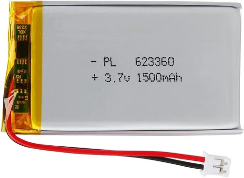 Miniatura 19 de 652030 Batería Lipo de 3.7V 350mAh 652030 Cargable Paquete de Batería de Polímero de Litio con Conector JST PH2.0mm para Dispositivo Electrónico