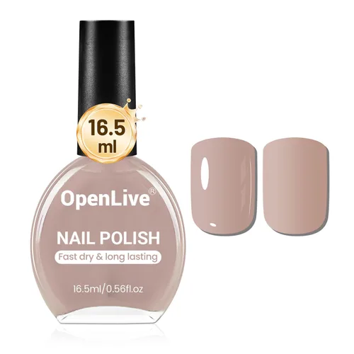 Miniatura 9 de OpenLive 16.5ml Esmalte de uñas rosa polvoriento de secado rápido de gran volumen, rosa claro, esmalte de uñas de secado rápido y color duradero